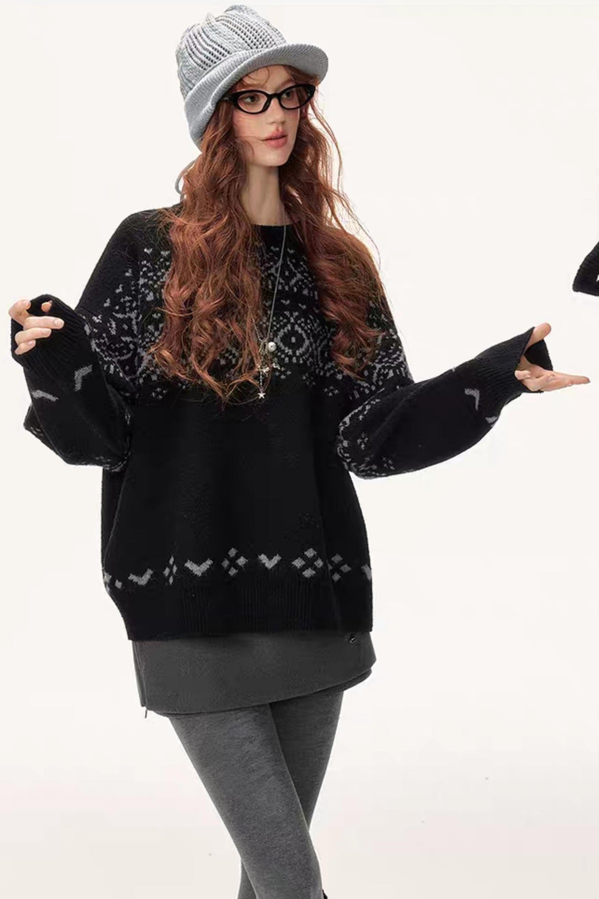 Lazy Wind Vintage Sweater Top