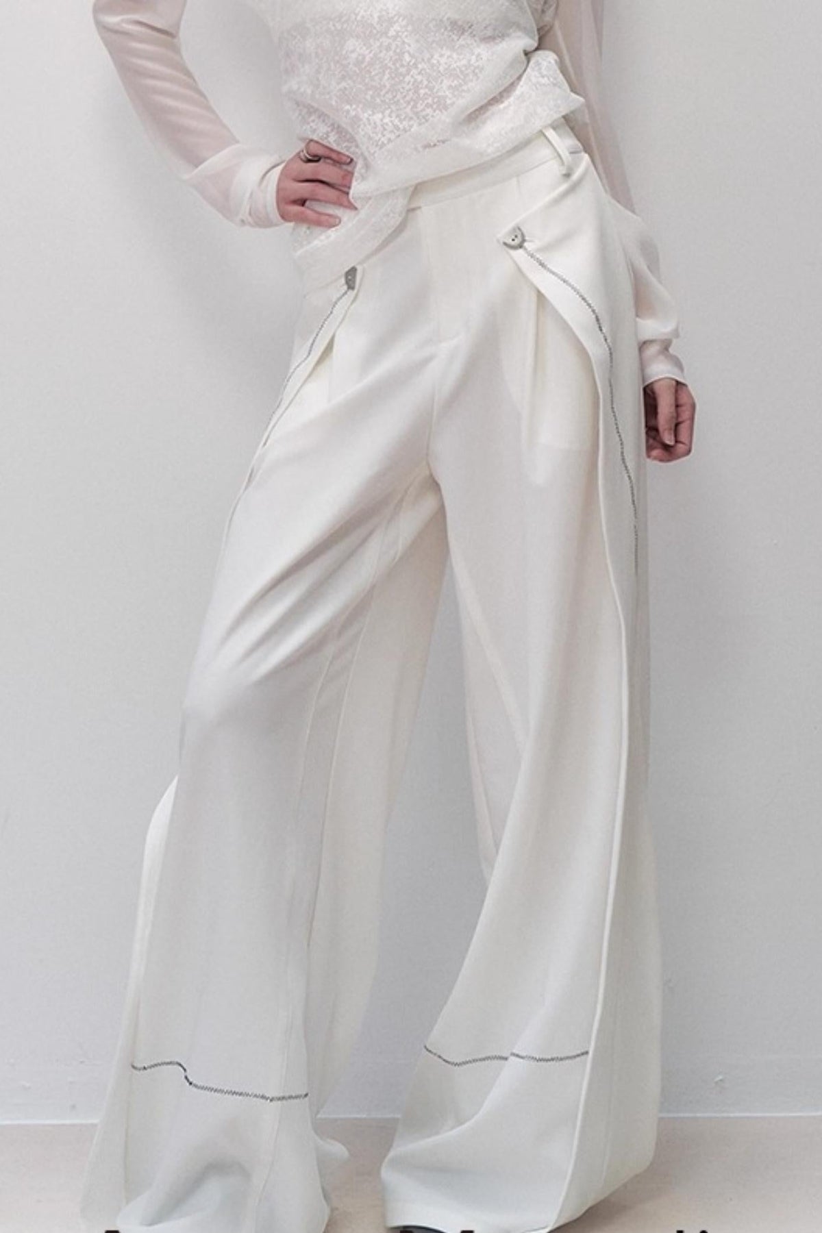 Lazy Wind Wide-leg Pants