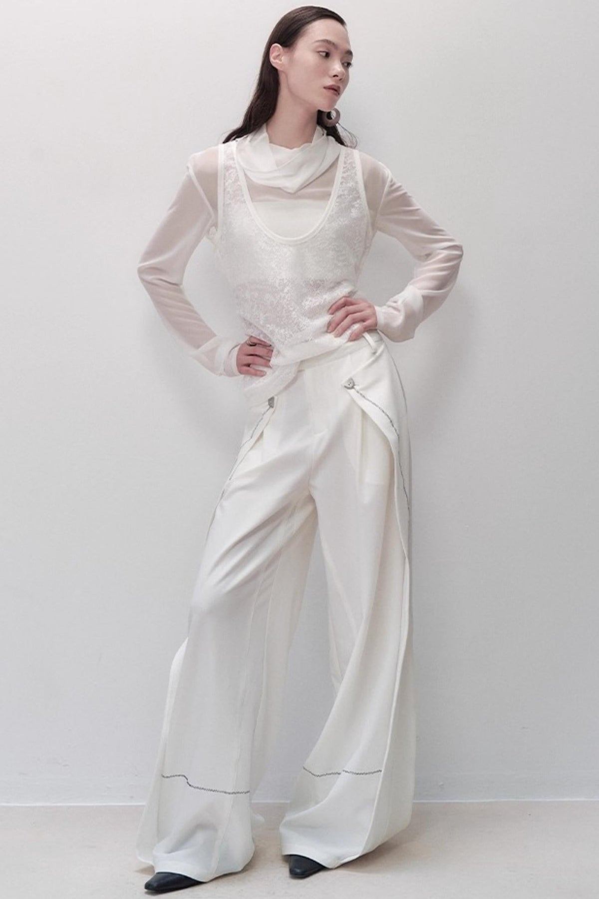Lazy Wind Wide-leg Pants