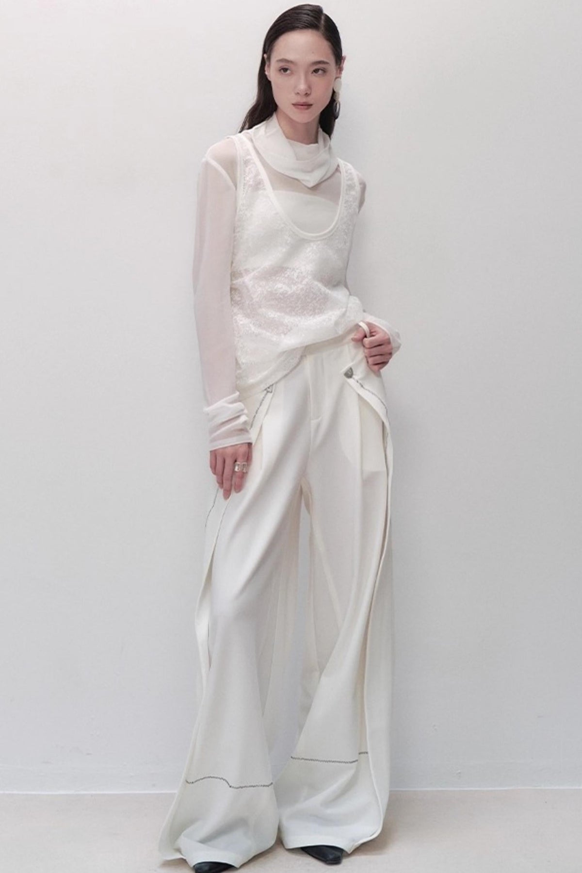 Lazy Wind Wide-leg Pants