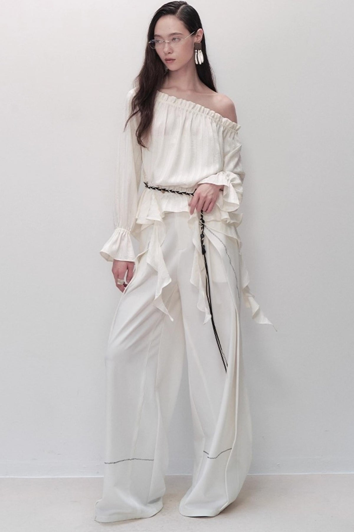 Lazy Wind Wide-leg Pants