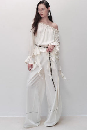 Lazy Wind Wide-leg Pants