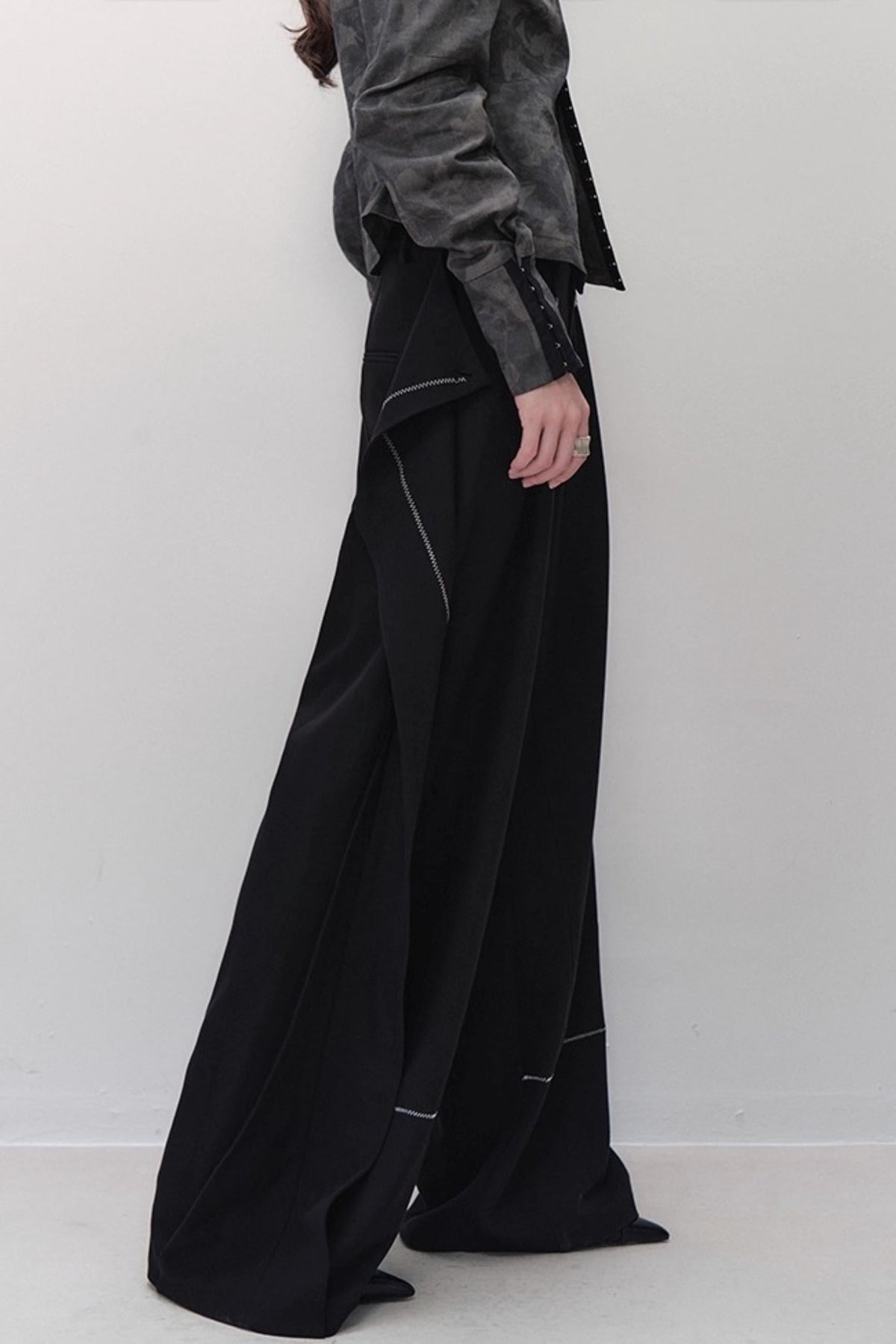 Lazy Wind Wide-leg Pants