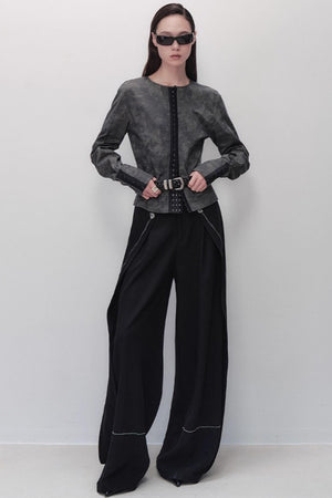 Lazy Wind Wide-leg Pants