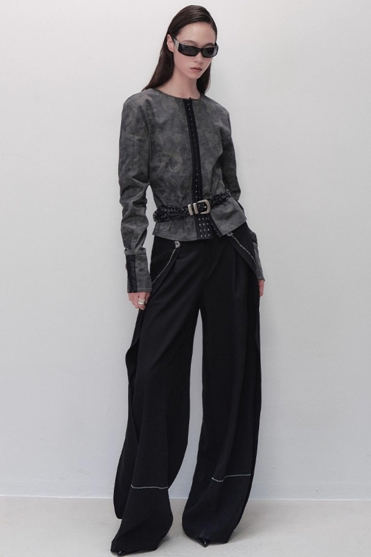 Lazy Wind Wide-leg Pants