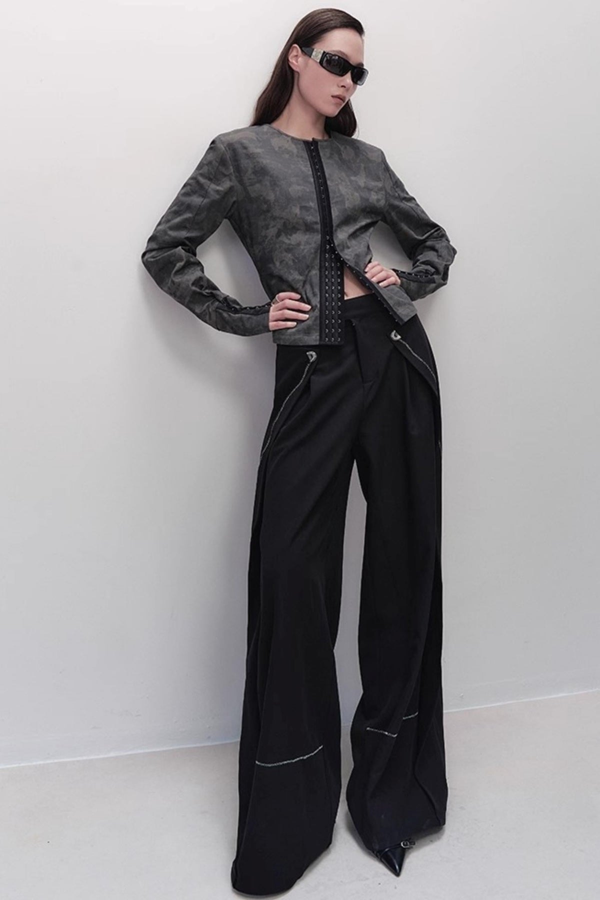 Lazy Wind Wide-leg Pants