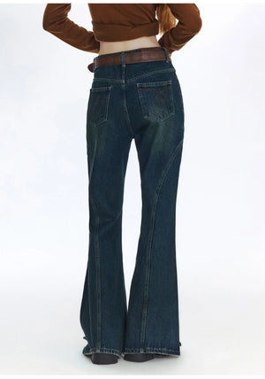 Leg Essence Cheats Flared Denim Pants