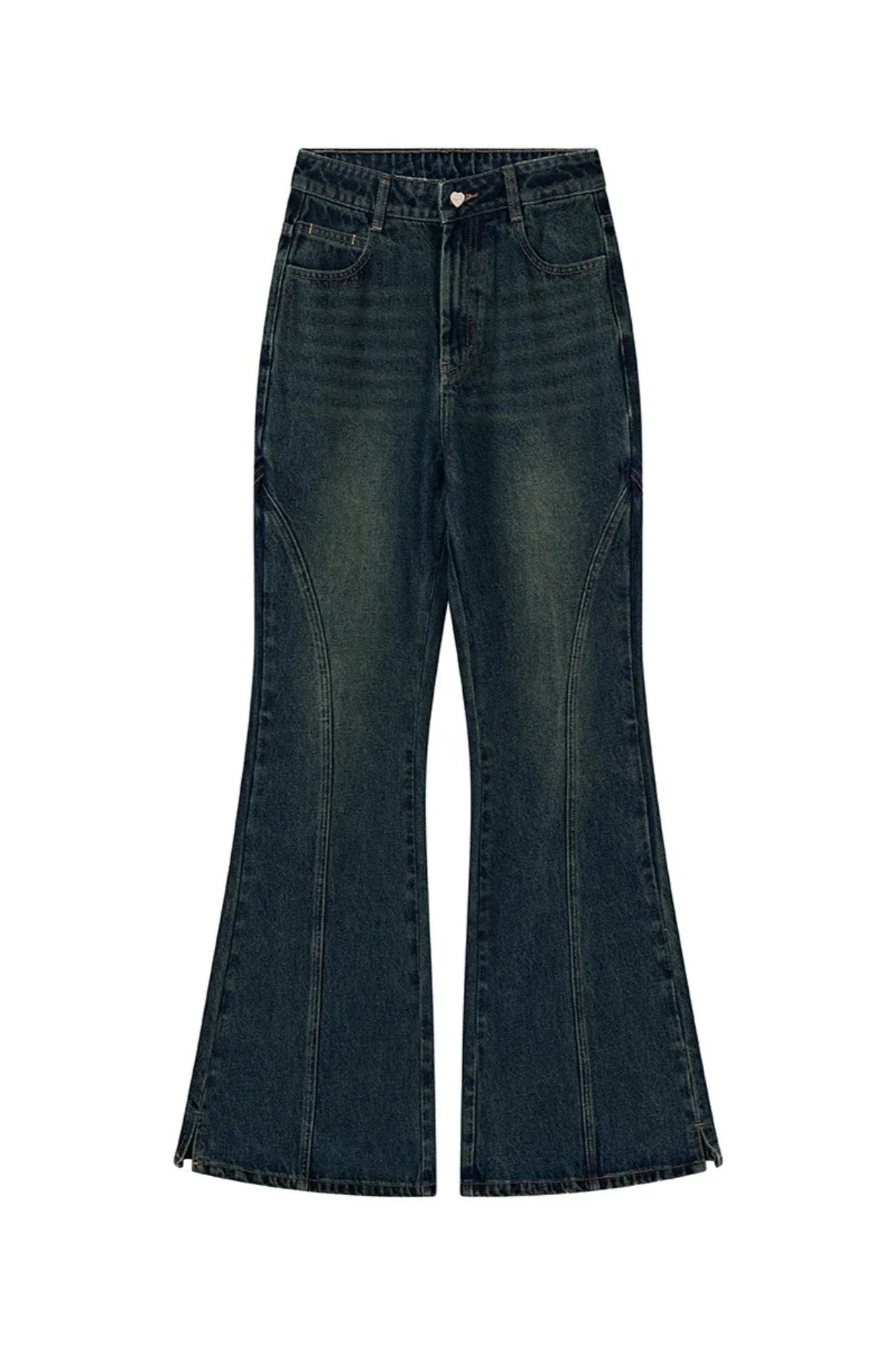 Leg Essence Cheats Flared Denim Pants