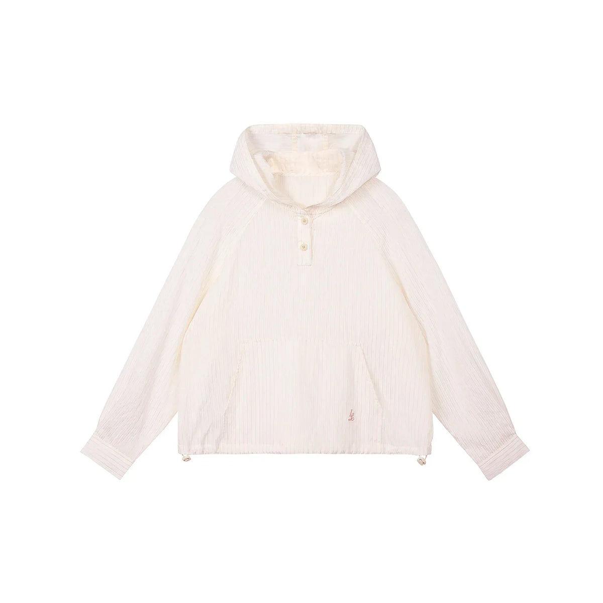 Leisure Striped Hoodie Top