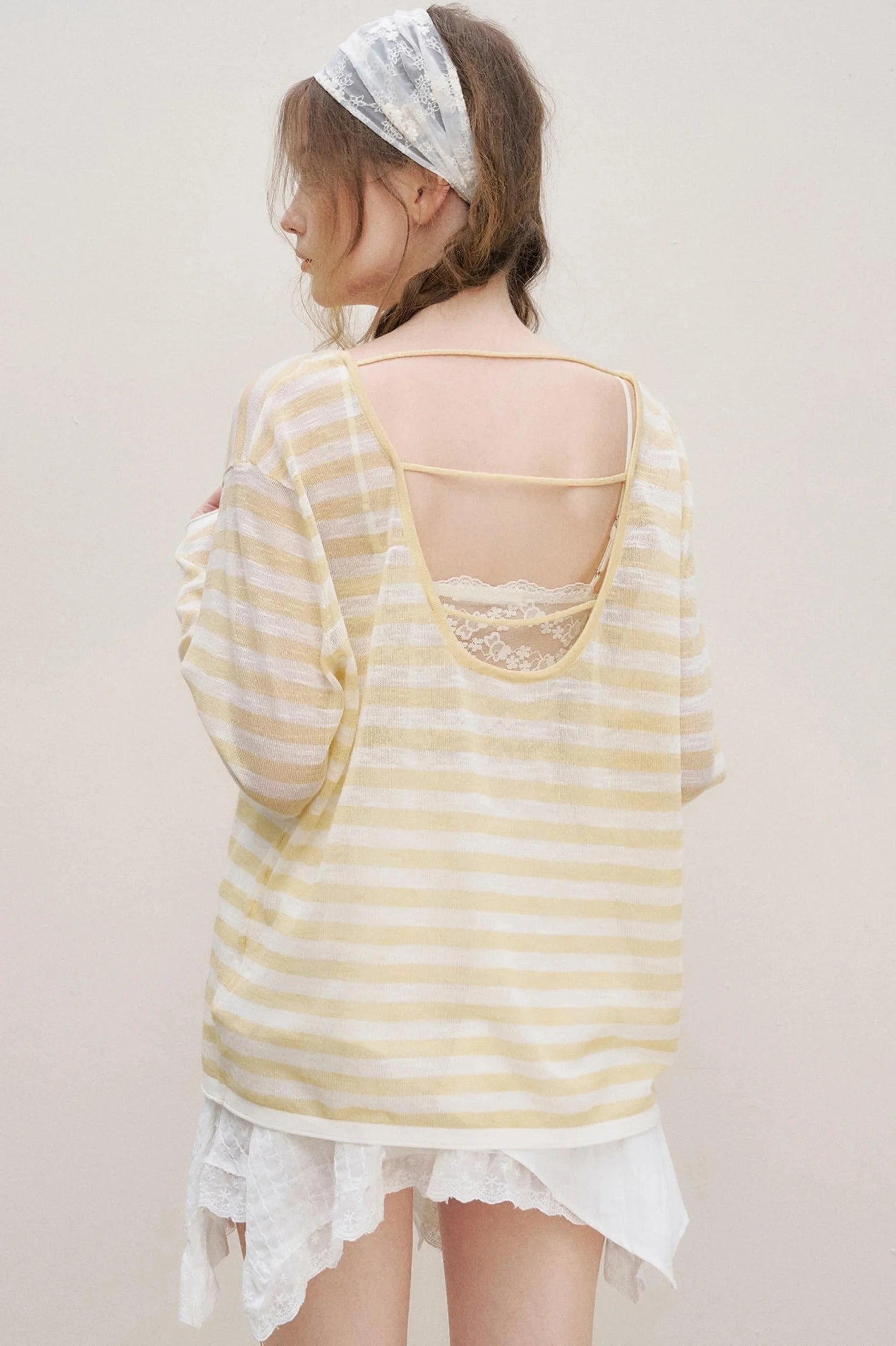 Lemon Stripe Blouse