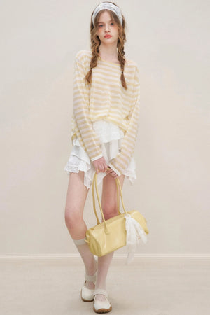Lemon Stripe Blouse