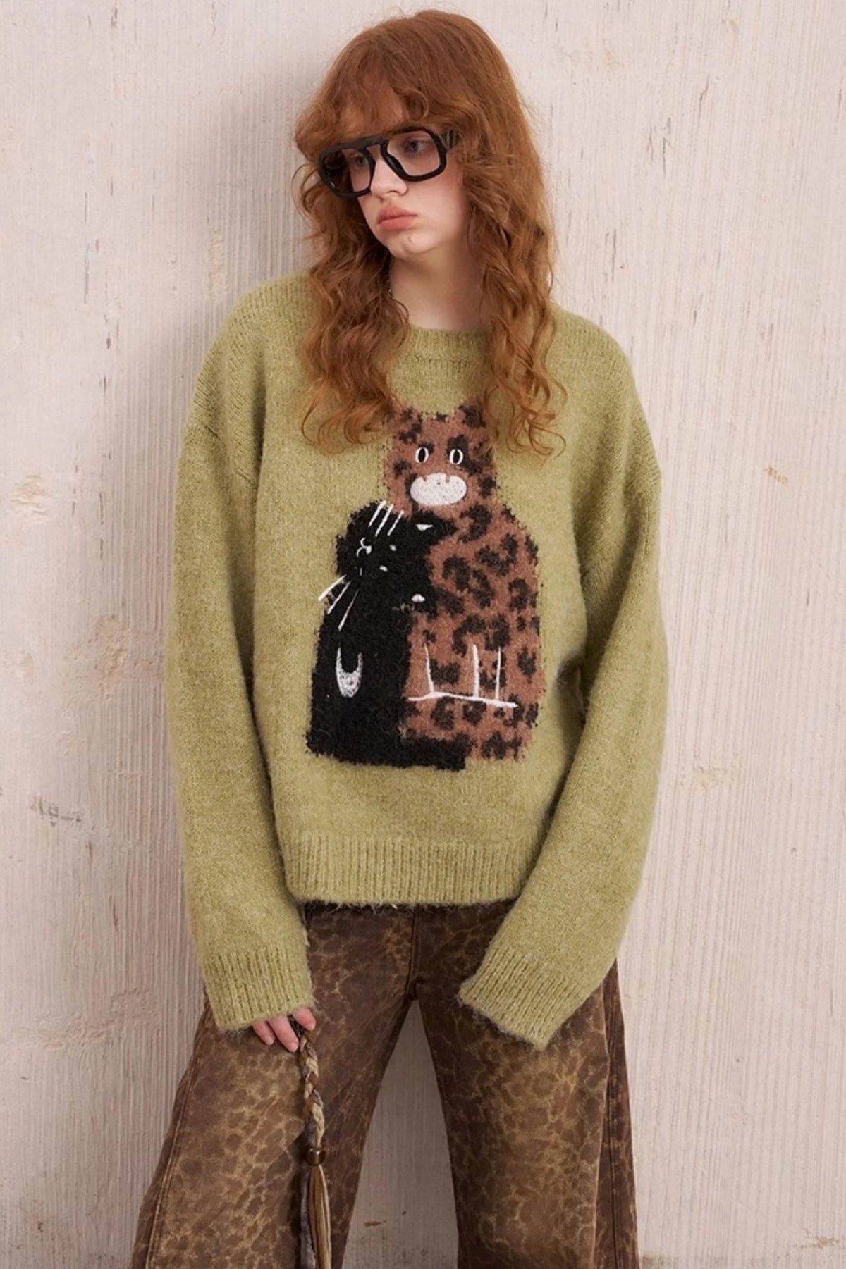 Leopard Crew Neck Sweater