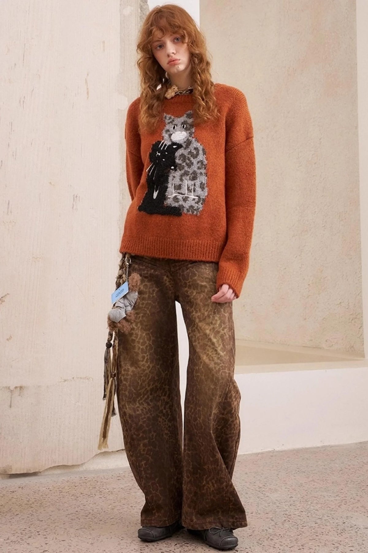 Leopard Crew Neck Sweater