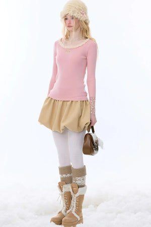 Leopard Print Knitted Sweater