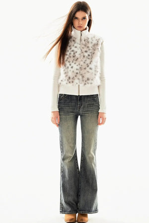 Leopard Print Patchwork Jacket