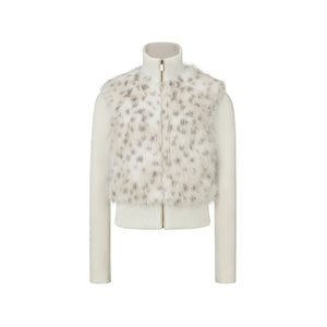 Leopard Print Patchwork Jacket