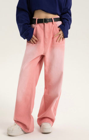 Lettry gradient denim