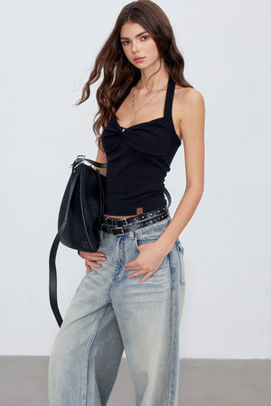 Light Blue Gradient Denim Pants