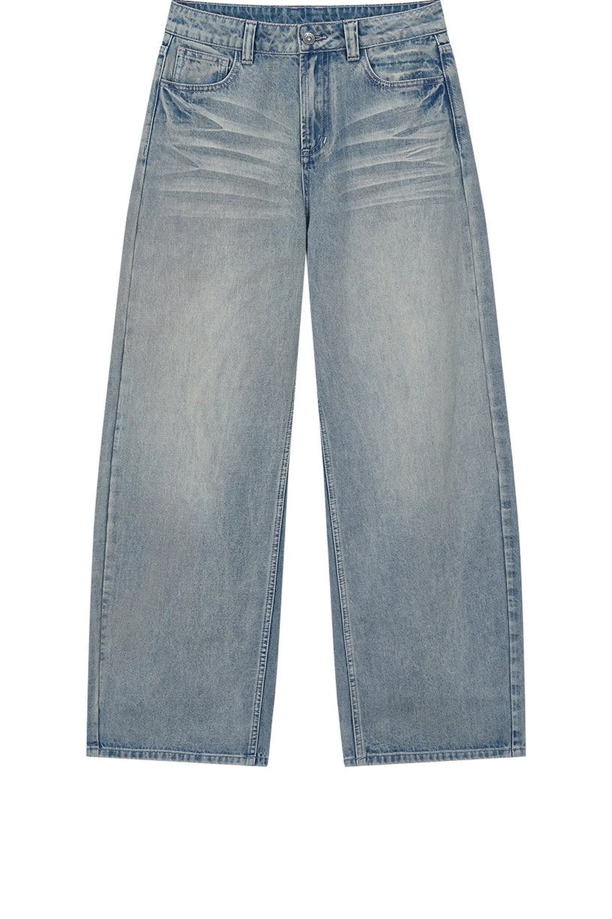 Light Blue Gradient Denim Pants