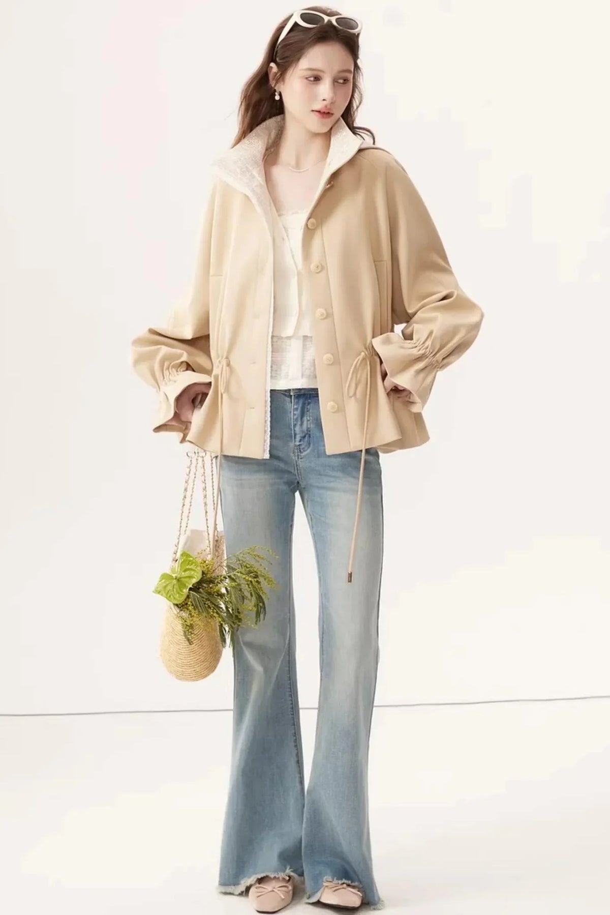 Light Blue Stretchy Denim Pants