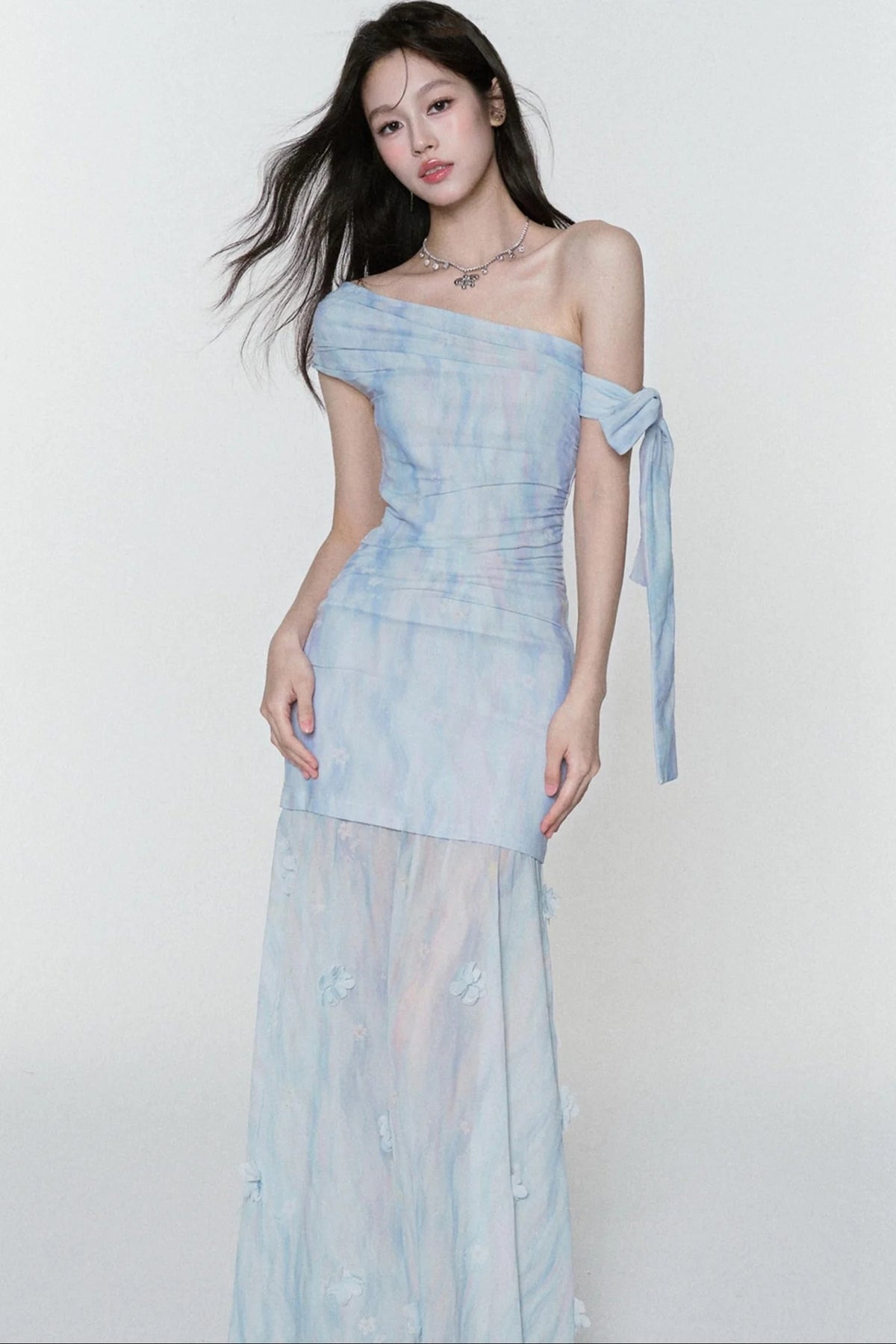 Light Blue Summer Romance Dress