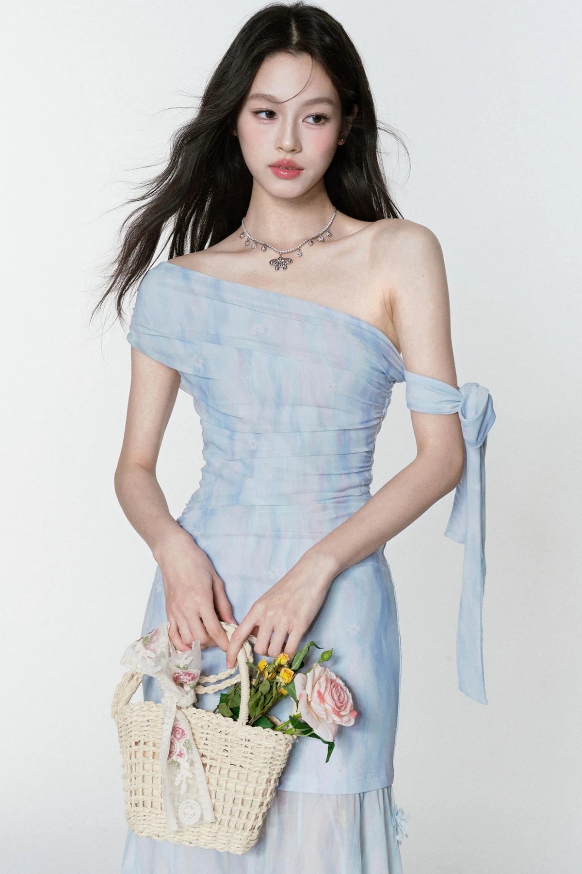 Light Blue Summer Romance Dress