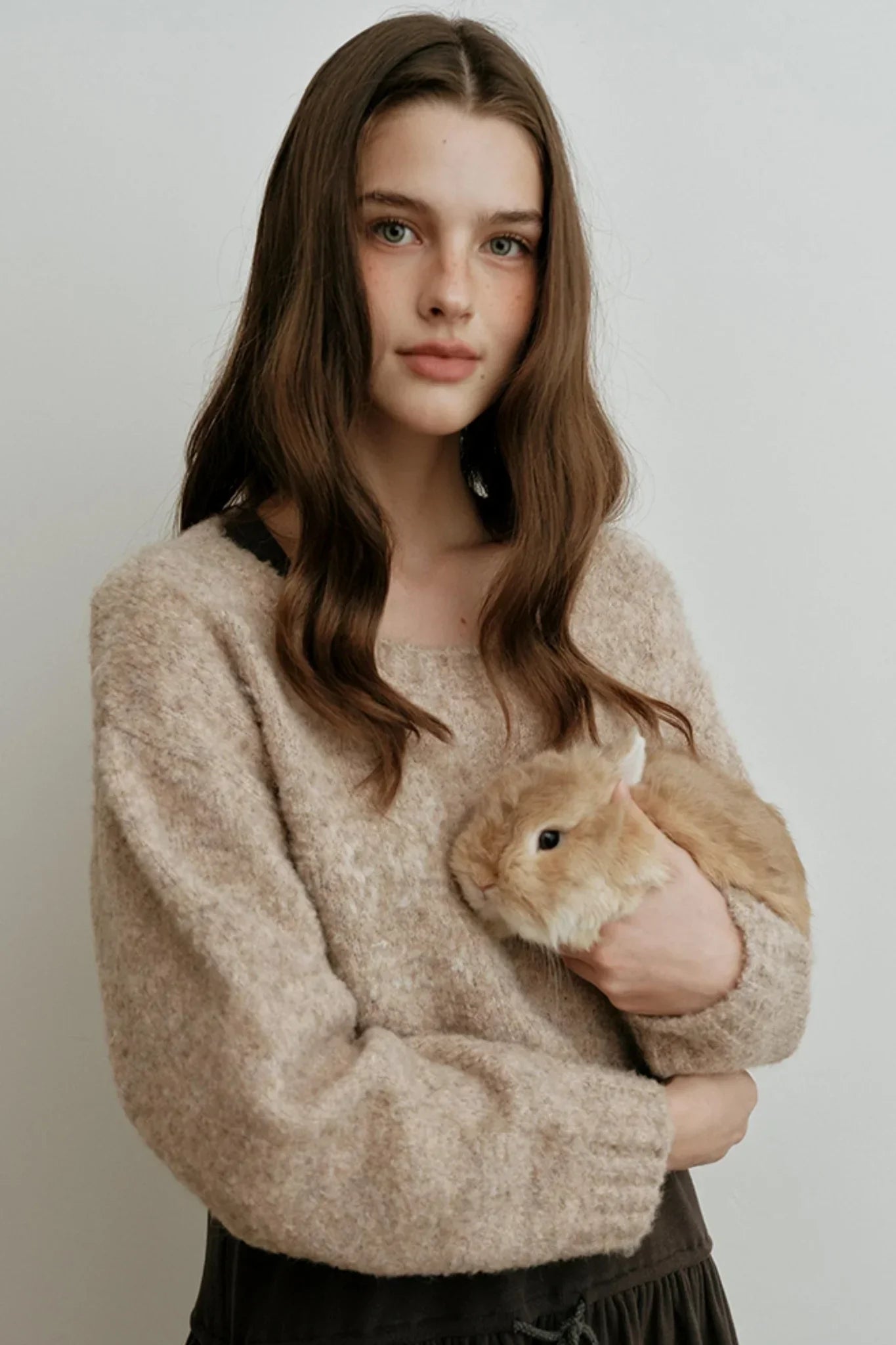 Light Luxury Wool Jacquard Top