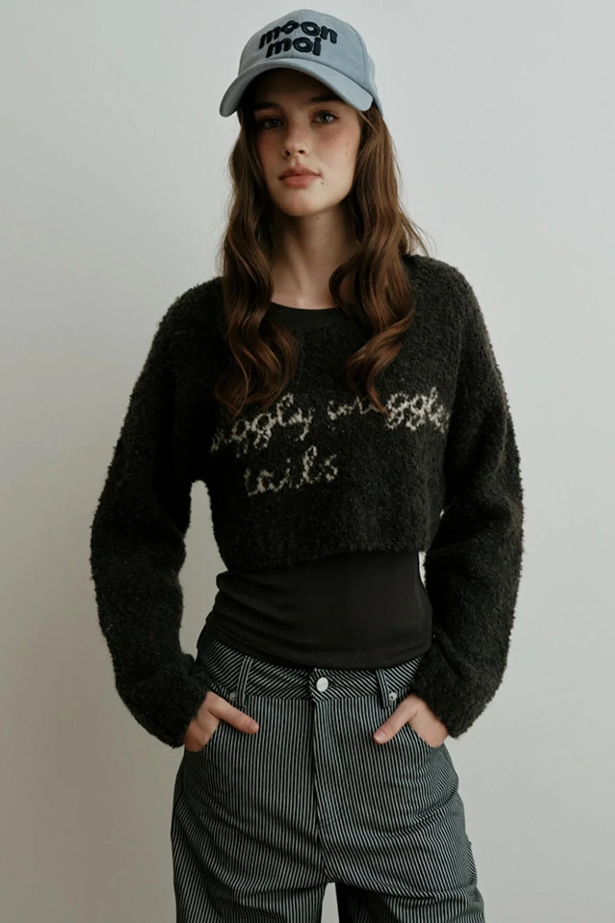 Light Luxury Wool Jacquard Top