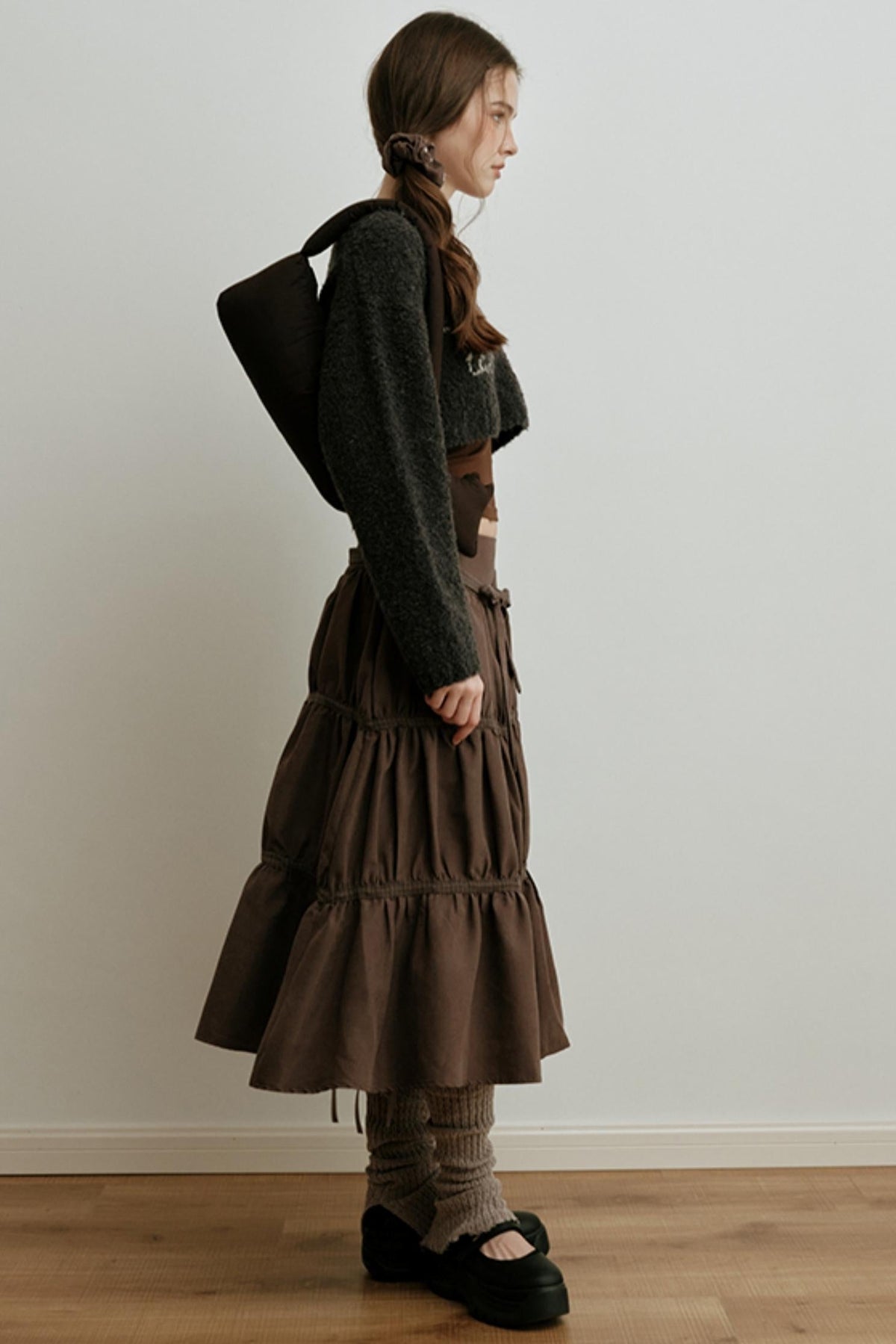 Light Luxury Wool Jacquard Top