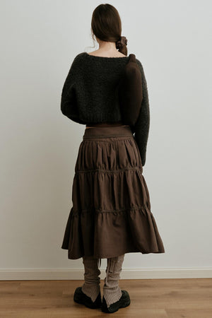 Light Luxury Wool Jacquard Top