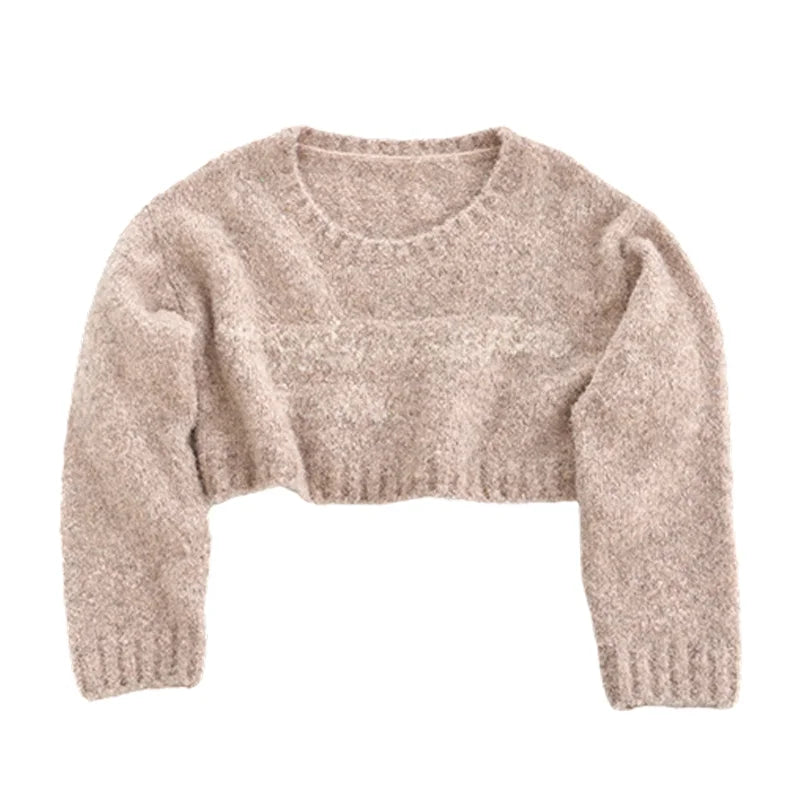 Light Luxury Wool Jacquard Top