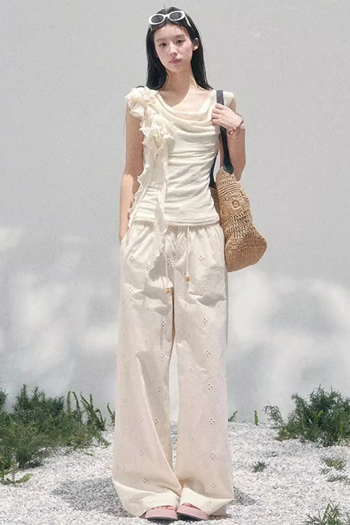 Light Whisper Ruffled Blouse