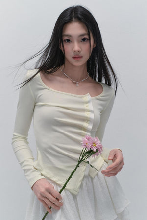 Light Yellow Layer Top