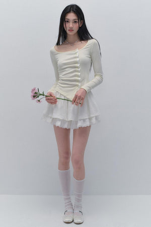 Light Yellow Layer Top