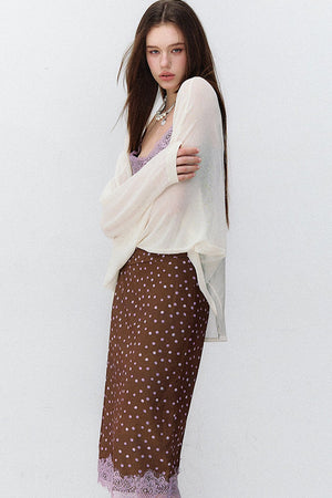 Lightweight Acetate Shawl Cardigan