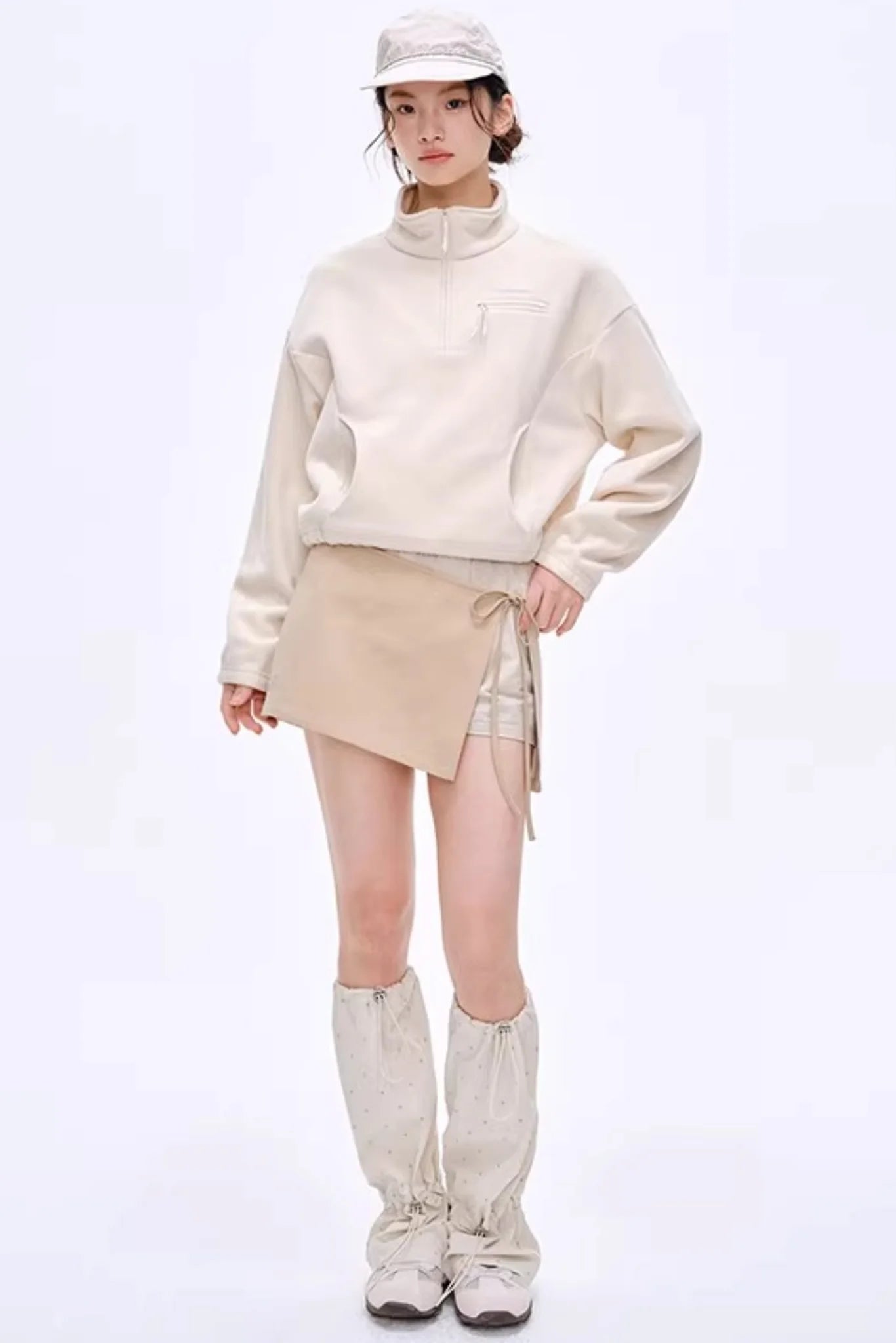 Lightweight Half-Zip Sweatshirt Jacket