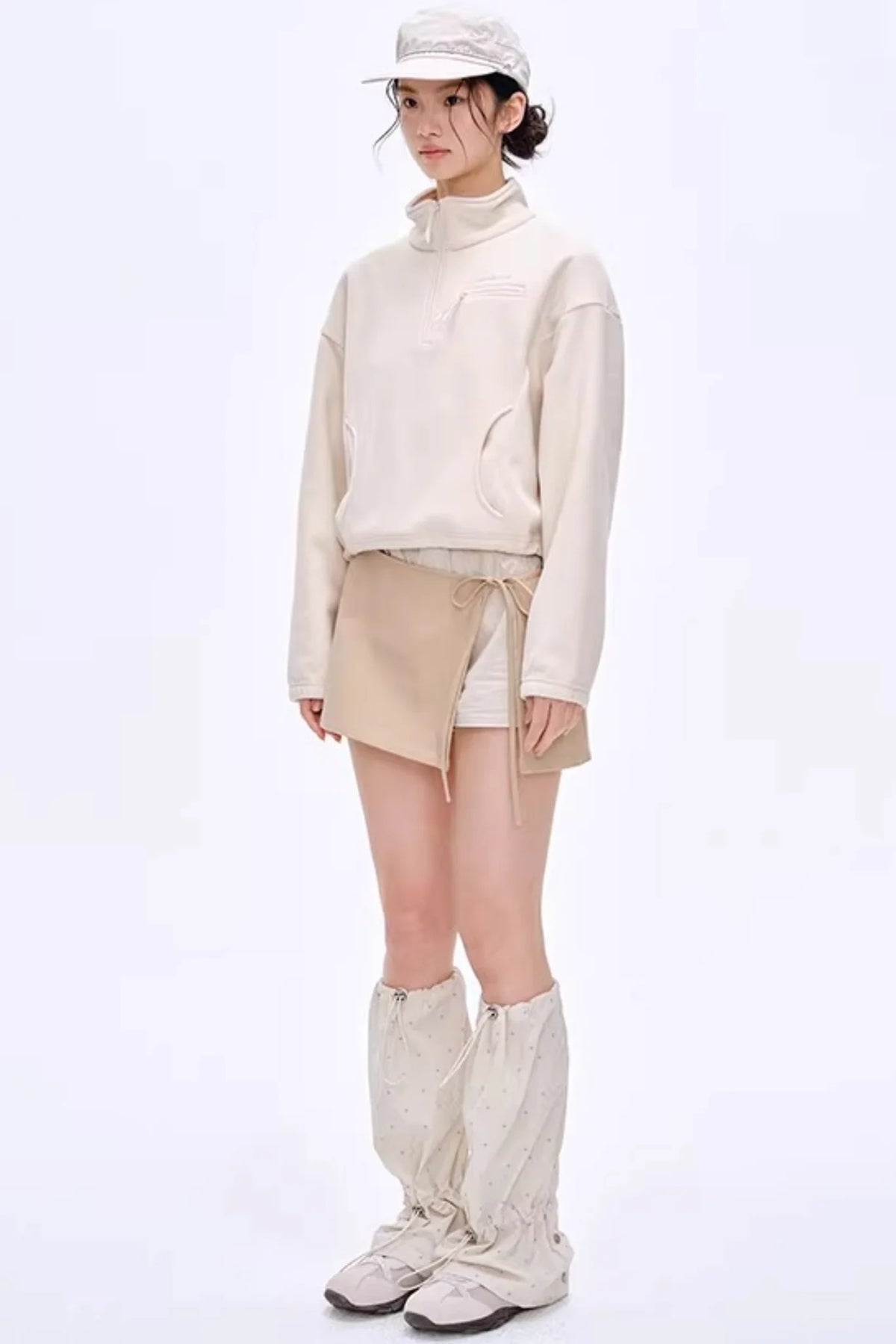 Lightweight Half-Zip Sweatshirt Jacket