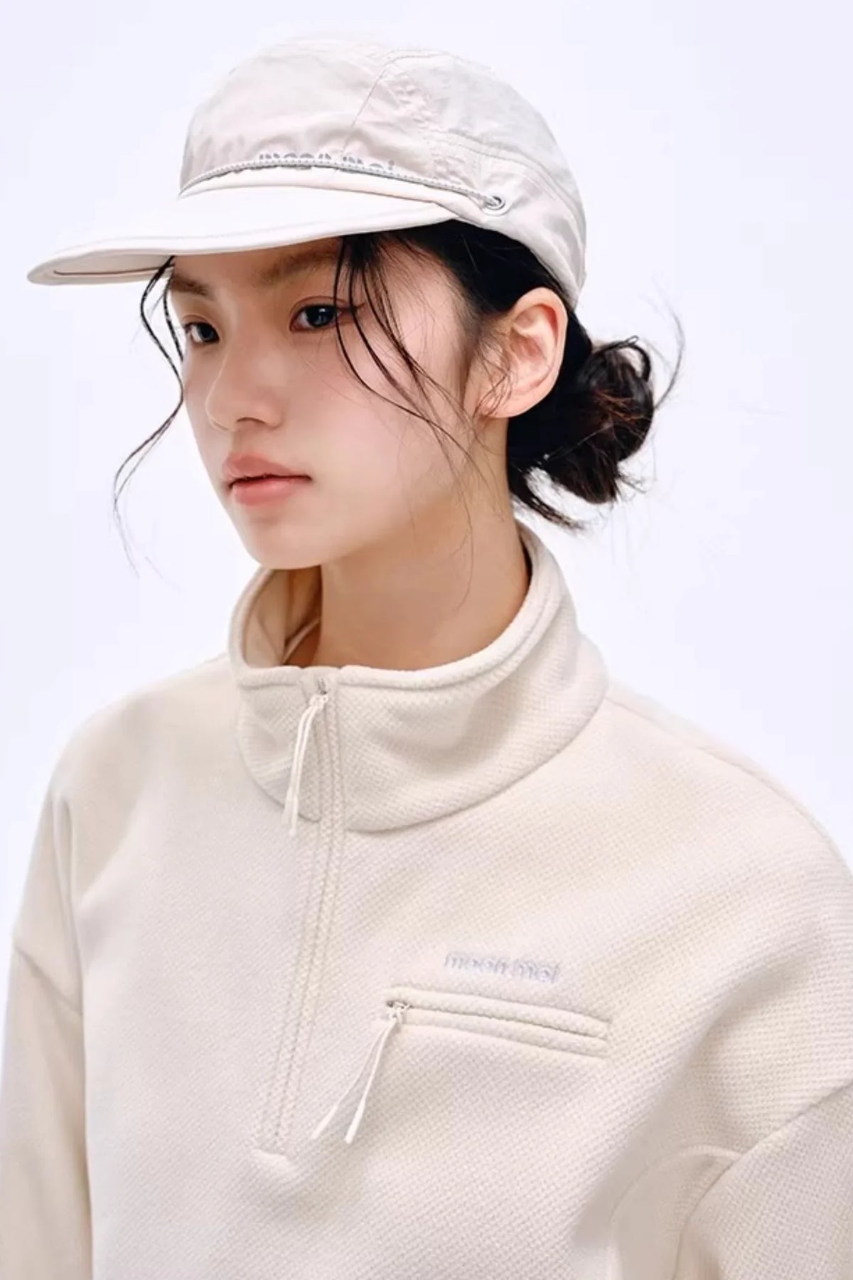 Lightweight Half-Zip Sweatshirt Jacket