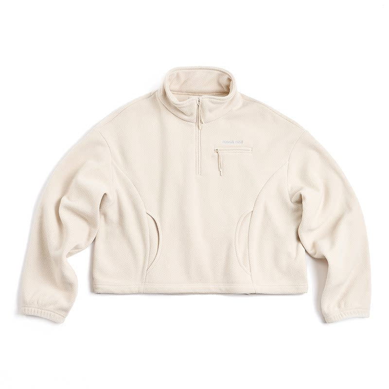 Lightweight Half-Zip Sweatshirt Jacket