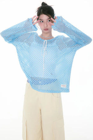 Lightweight Lace Long Sleeve Top