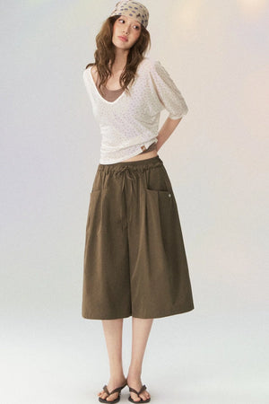 Lightweight Layered Mid-Sleeve T-Shirt