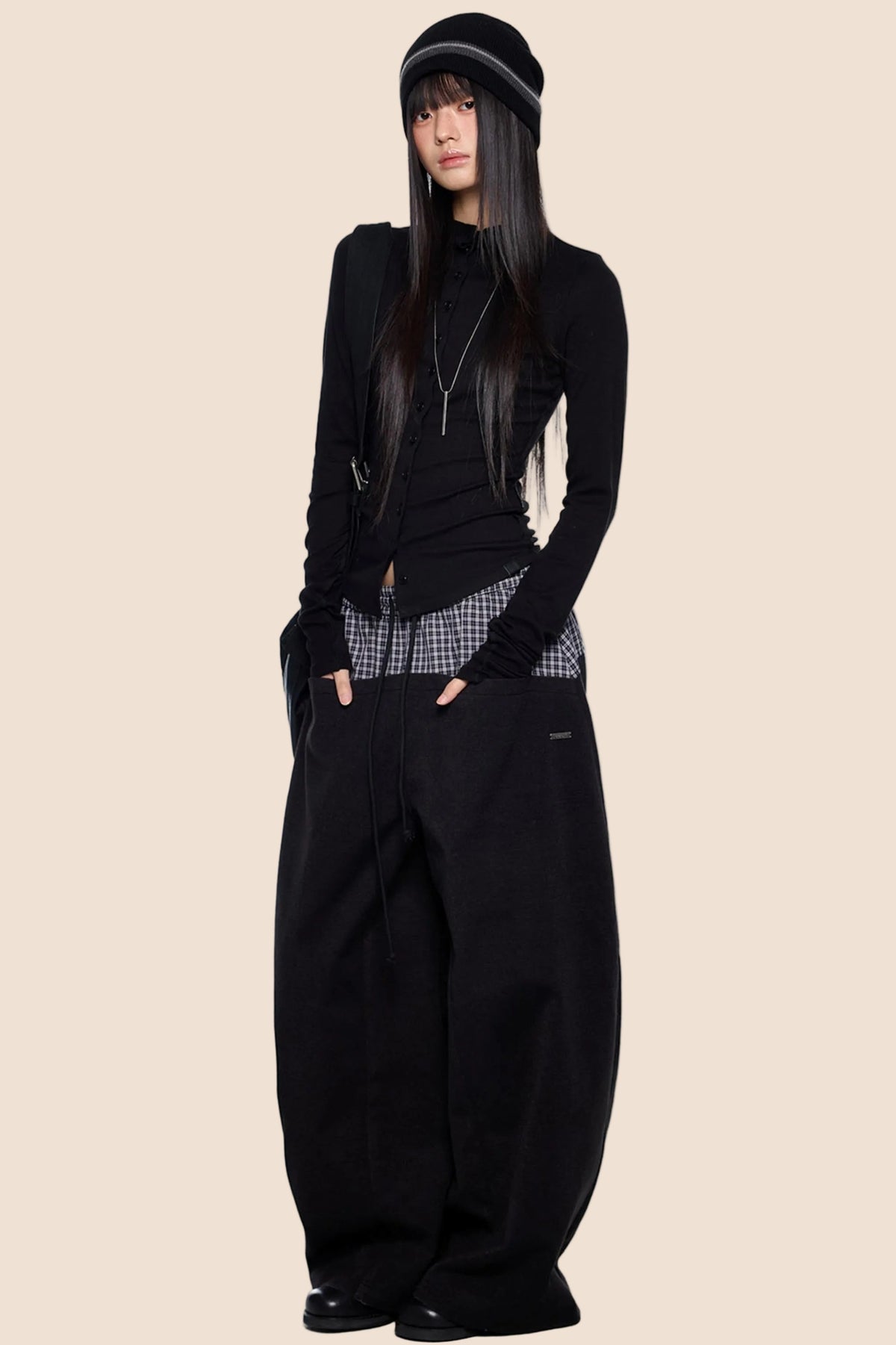 Lightweight Pleated Cardigan