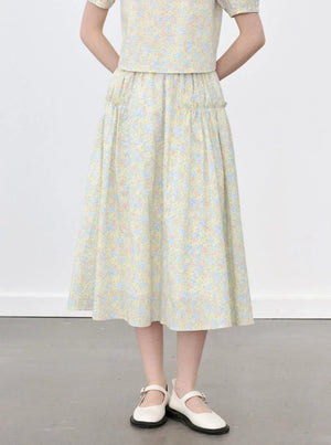 Lilia Garden Floral Skirt
