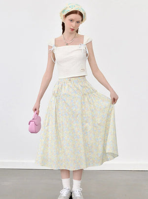 Lilia Garden Floral Skirt