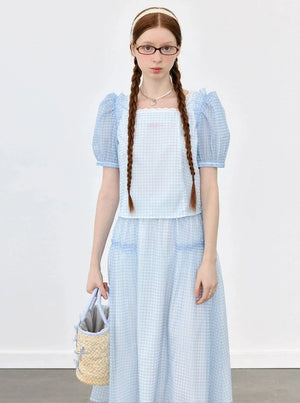 Lilia Garden Puff Sleeve Top