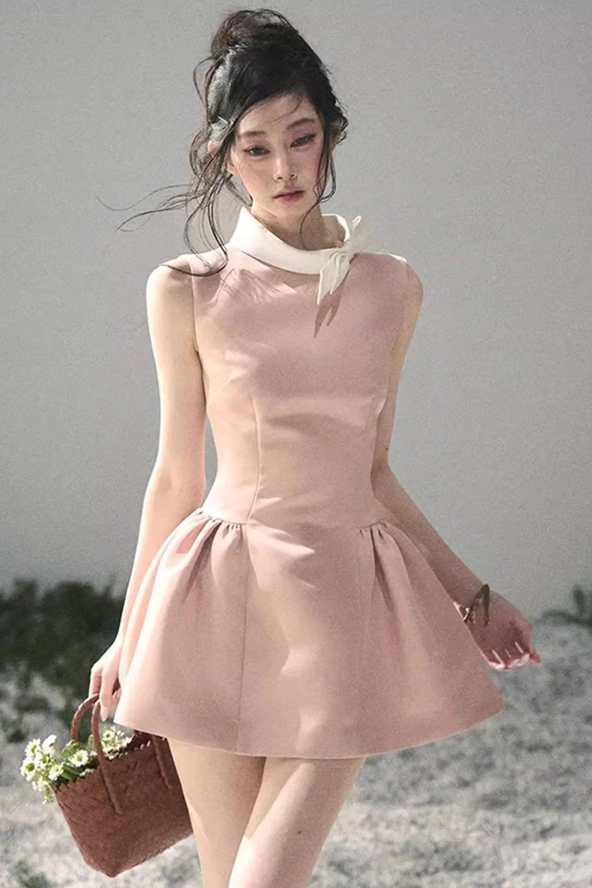 Lilian Ball Puff Sleeve Dress