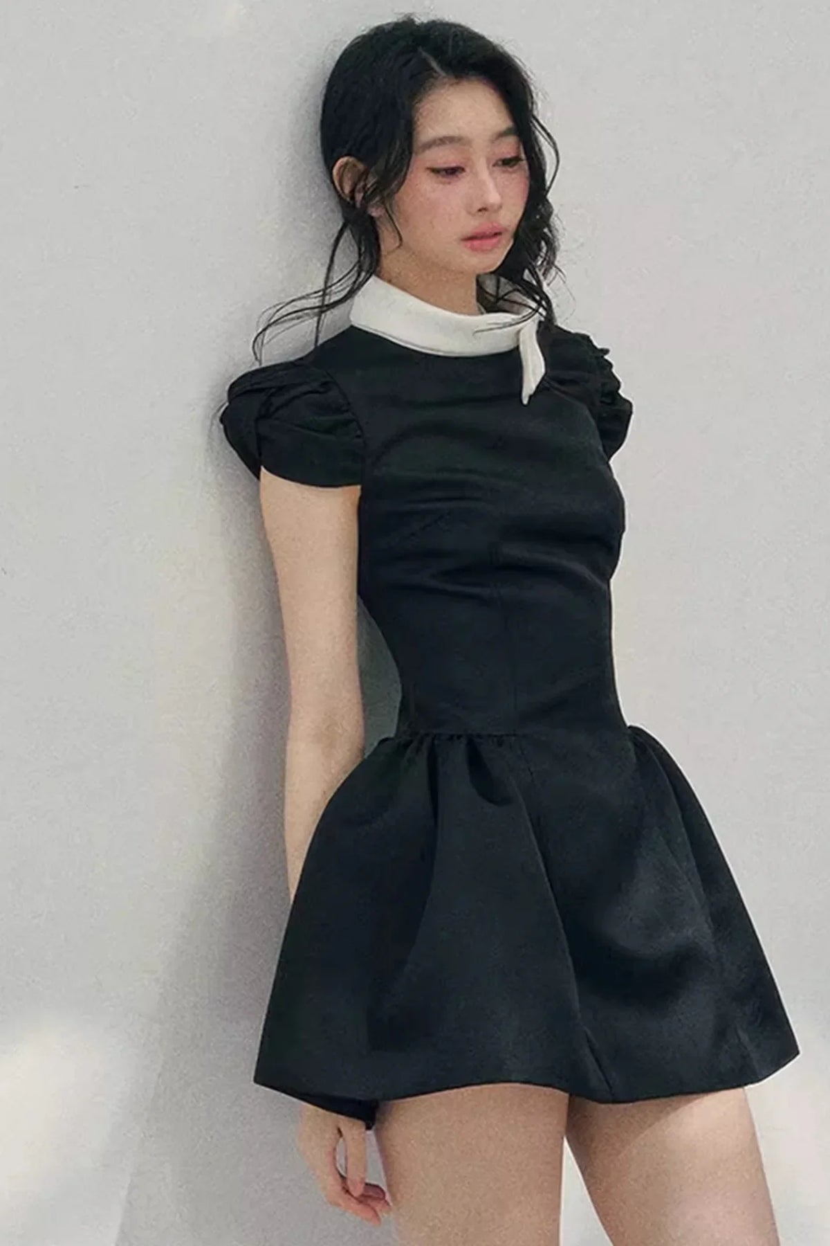 Lilian Ball Puff Sleeve Dress