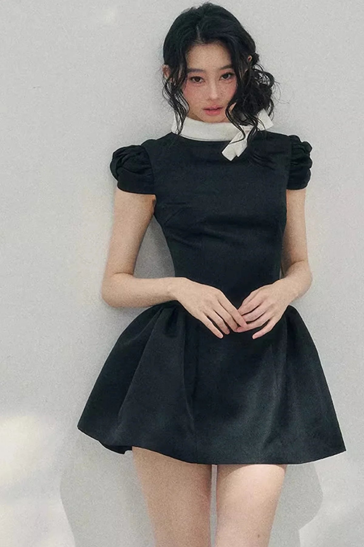 Lilian Ball Puff Sleeve Dress