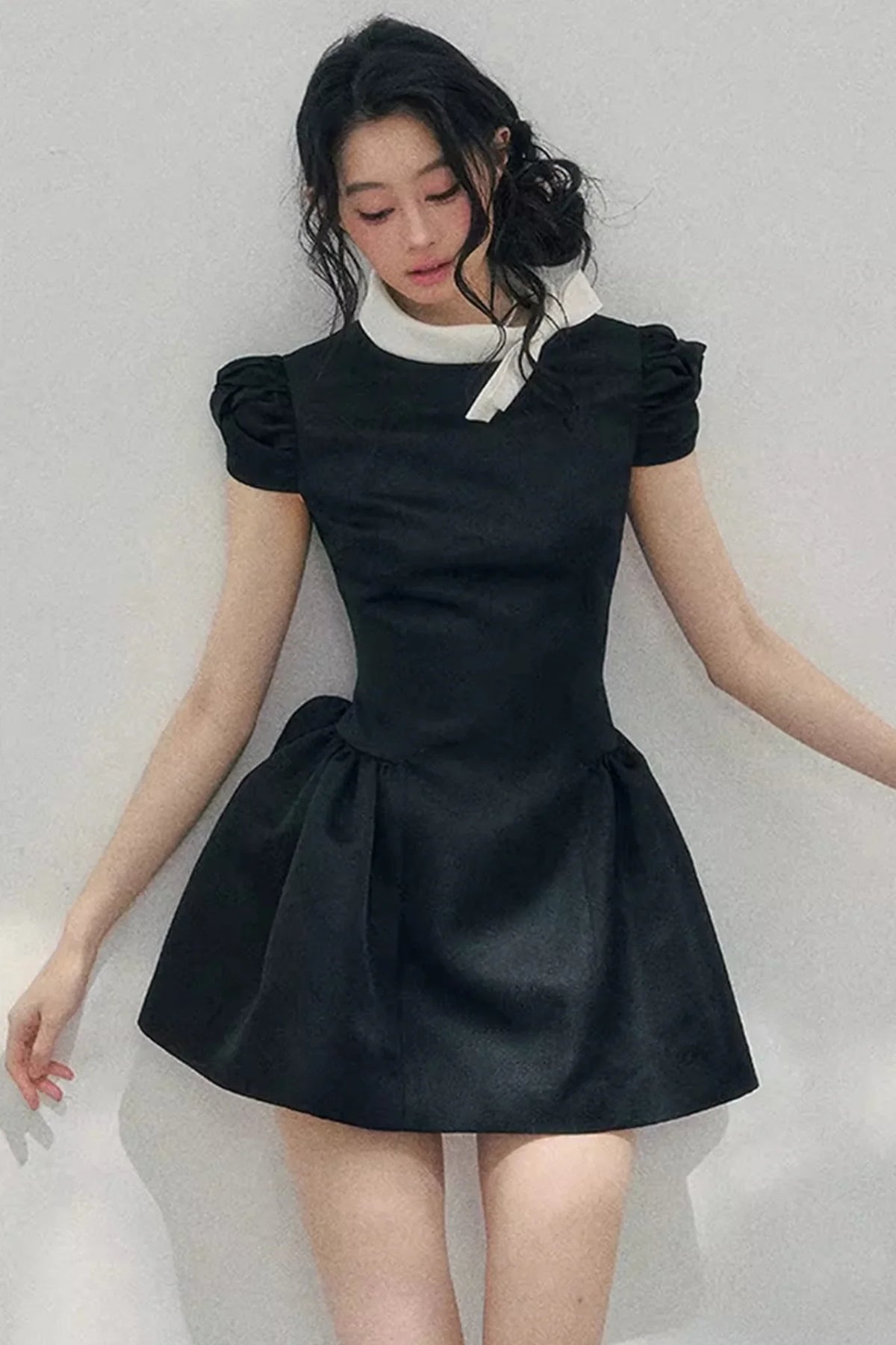 Lilian Ball Puff Sleeve Dress