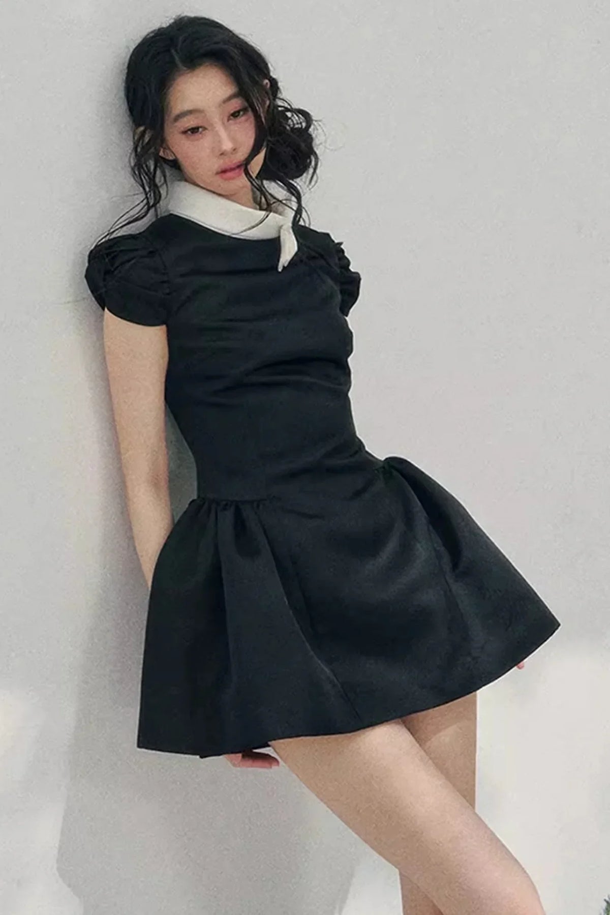 Lilian Ball Puff Sleeve Dress